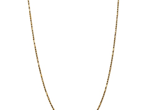 14k Yellow Gold 2.25mm Solid Diamond-Cut Milano Rope 20 Inch  display picture 1