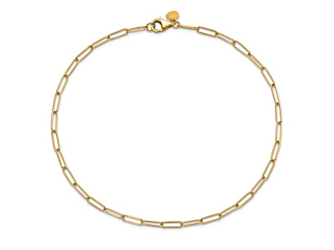 14K Yellow Gold Polished Fancy Link Bracelet