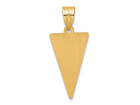 14K Yellow Gold Class Of 2023 Rally Flag / Graduation Charm