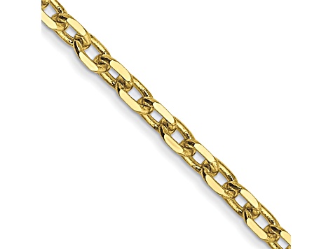 10k Yellow Gold 8.5mm Squared Grumetta Bracelet