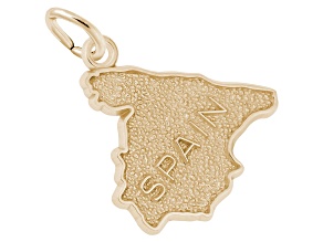 14K Yellow Gold Spain Charm