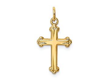 Picture of 14k Yellow Gold Cross Charm