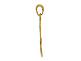 14k Yellow Gold Anchor Pendant