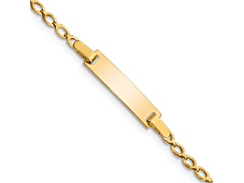 Picture of 14k Yellow Gold Children's Polished ID Bracelet