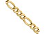 14k Yellow Gold 7.3mm Figaro Link 18 Inch Chain