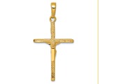 14K Yellow Gold Crucifix Pendant