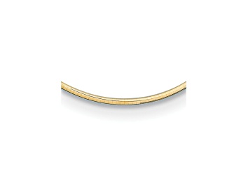 Picture of 18K Yellow Gold 3.2mm Domed 18-inch Omega Necklace