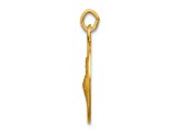 14K Yellow Gold Saint Francis of Assisi Medal Charm