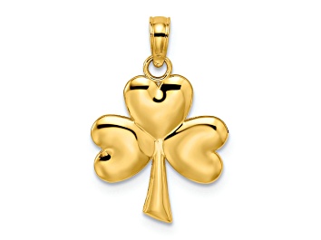 Picture of 14K Yellow Gold 3-Leaf Clover Charm