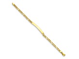 14K Yellow Gold 4.8mm ID Figaro 7.5-inch Bracelet