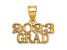 14K Yellow Gold Polished 2023 GRAD Charm