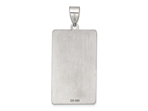 Stainless Steel Polished 52x25mm Dog Tag Necklace Stainless Steel Polished 52x25mm Dog Tag Necklace