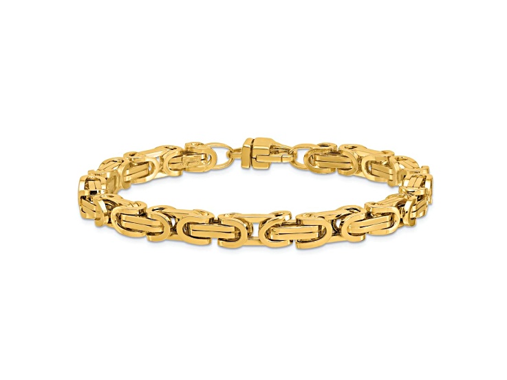 本格派ま！ Bracelet Inch 9 Link Fancy 7mm Gold Yellow 14K - JTV | 1C64NA アクセサリー