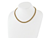 14K Yellow Gold Diamond-cut Braided Rope Chain 17.5-inch with 1-inch Ext. Necklace