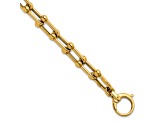 14K Yellow Gold Mariner's Link 8 inch Bracelet