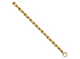 14K Yellow Gold Mariner's Link 8 inch Bracelet