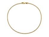 14k Yellow Gold Forzantine Cable Link Bracelet