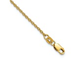 14k Yellow Gold Forzantine Cable Link Bracelet