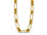 14K Yellow Gold 10mm Round and Oval Shape 20-inch Necklace