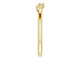 14K Yellow Gold Angel Wings Stackable Band Ring