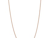 14k Rose Gold 1.65mm Solid Diamond-Cut Cable 18 Inch Chain