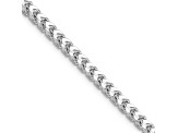 14K White Gold 3mm Franco Chain Necklace