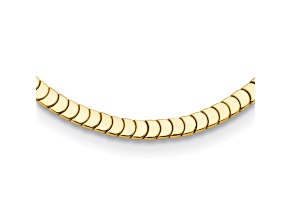 14K Yellow Gold 7.5mm Fancy Link 16.5-inch Necklace