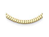 14K Yellow Gold 7.5mm Fancy Link 16.5-inch Necklace