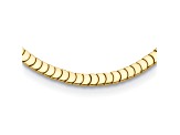 14K Yellow Gold 7.5mm Fancy Link 18-inch Necklace