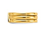 10K Yellow Gold Men's Polished with Black Enamel 33rd Degree Masonic Ring