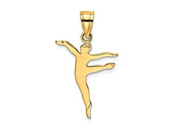 Picture of 14k Yellow Gold Polished Dancer pendant