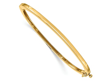 Picture of 14k Yellow Gold 2.5mm Polished Hinged Bangle