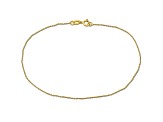 14K Yellow Gold 0.7mm Cable Bracelet