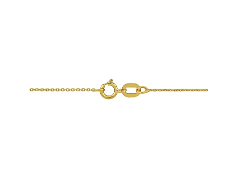14K Yellow Gold 0.7mm Cable Bracelet