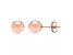 14k Rose Gold Ball Stud Earrings - 4MM