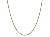 14K Yellow Gold 1mm Franco Chain Necklace