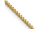 14K Yellow Gold 1mm Franco Chain Necklace