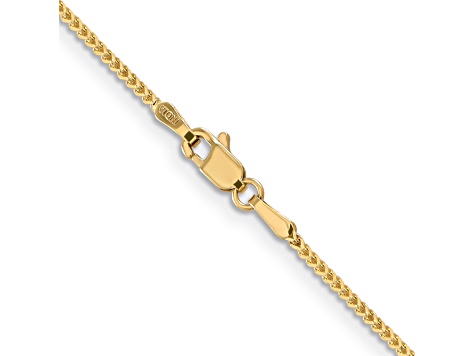 14K Yellow Gold 1mm Franco Chain Necklace