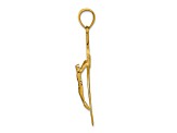 14K Yellow Gold San Benito 2-Sided Crucifix Pendant