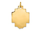 14K Yellow Gold Jesus Charm