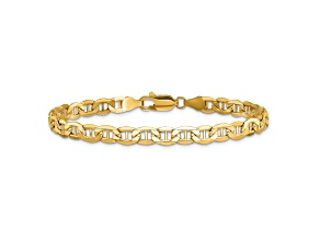 10k Yellow Gold 4.75mm Mariner Link Bracelet