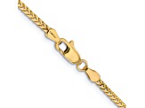 14K Yellow Gold 2mm Franco Chain Necklace