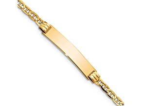14k Yellow Gold Children's Mariner Link ID Bracelet