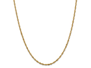 14K Yellow Gold 2mm Singapore Chain Necklace