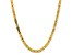 14K Yellow Gold 5.25mm Byzantine Chain Necklace