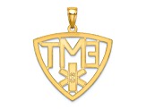 14k Yellow Gold Emergency Medical Technician Pendant