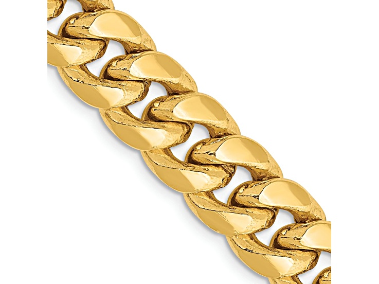 14K Yellow Gold 9.3mm Miami Cuban Link Bracelet