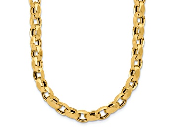 Picture of 14k Yellow Gold 5.8mm Polished Fancy Link 18 Inch Chain