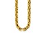 14K Yellow Gold 10.5mm Fancy Open Link 24-inch Necklace