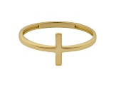 10k Yellow Gold Cross Ring